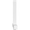 Ekena Millwork Eugene Architectural Grade PVC Gable Bracket, 60"W x 35"H x 4"D x 4"F, 14/12 Pitch GBP060X35X0404EUG00 - alternate 2